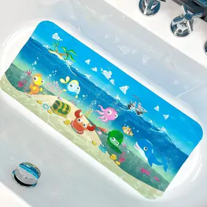 Non-Slip Bath Mat Shower Mats for Tub Kids,Anti-Slip-Resistant Bathtub Tub Mats Bathroom Mat XL Large Bath Mat 35X15 Inches