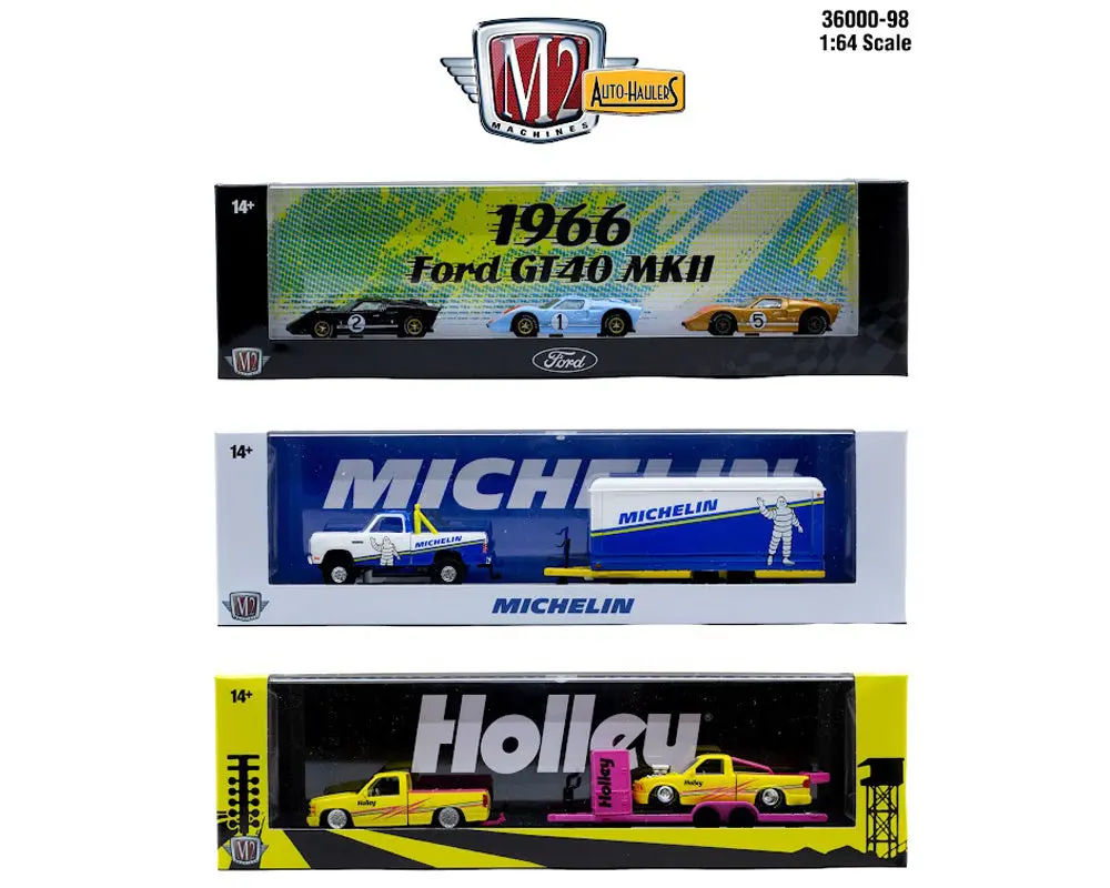 M2 Machines 1:64 Auto-Haulers Release 98 Assortment Models - Diecast 1:64