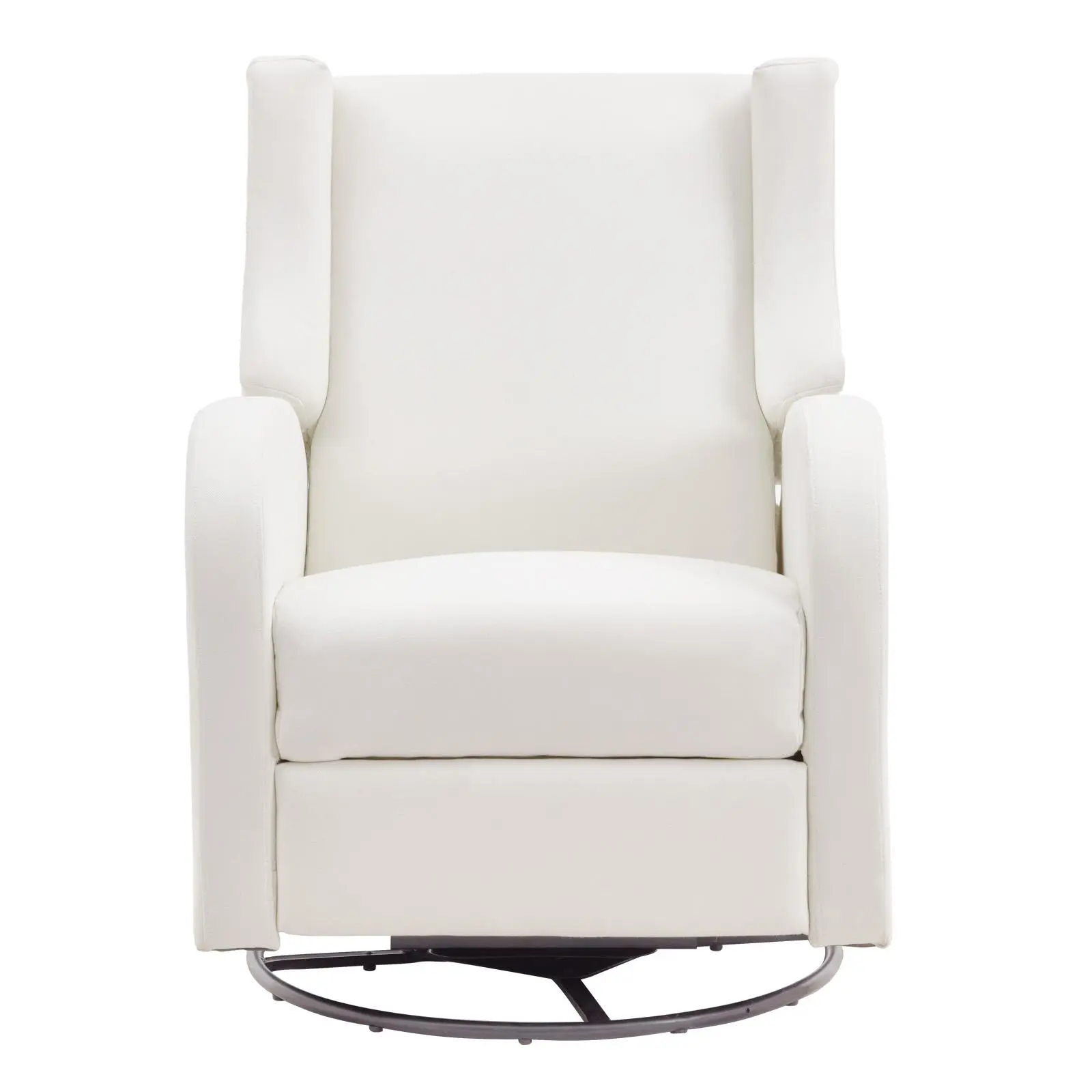 【SummerFinds】VEVOR Electronic Power Recliner and Swivel Glider, 250 lbs Weight Capacity Swivel Glider Recliner Chair with USB Port, Polyester Surface Swivel Rocker Recliner  for Living Room, Bedroom,  Off White
