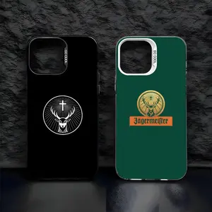Hot J-Jagermeisters Phone Case For iPhone17 Air 16 15 14 Plus 13 12 11 Pro 7 8 XS Max XR silver black protective bumper case