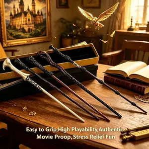 Fantasy Resin Magic Wand Movie Prop with Magical Mist Effect - Stress-Relieving Toy, Halloween Prop, Role-Playing Accessory for Children & Adults (Toys & Hobbies Gift)