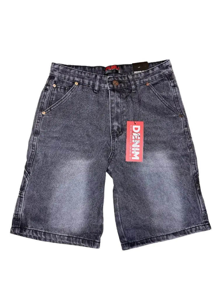 FUBU Light Wash Denim Jorts – Vintage 90s Hip-Hop Shorts | Size 30