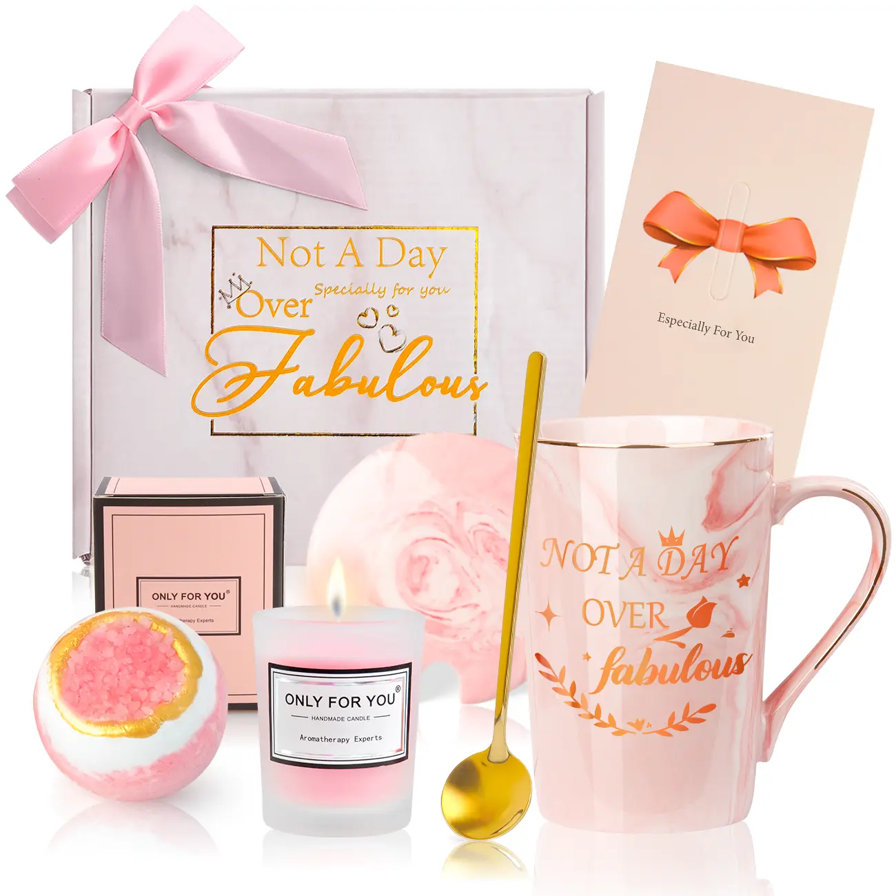 Ocean Spa Relaxation Gift Set - The Perfect Gift for Mom, Wife, Sisters, and Friends, Unique Mother's Day, Christmas Day, Birthday & Special Occasion Gift for Women, Mom, Wife, Friends, Sisters. Ideal For Gifting Spa Gifts Basket