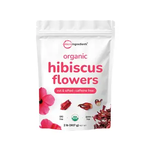 Micro Ingredients Organic Hibiscus Flowers, 2lb