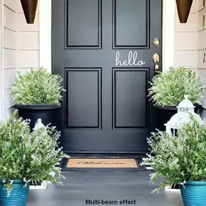 42pcs Artificial Lavender Bouquet, UV Resistant Fake Lavender Stems with and Flowers, Plastic Decorative Flowers for Weddings, Home Decor Accessory, Artificial Flower Arrangements