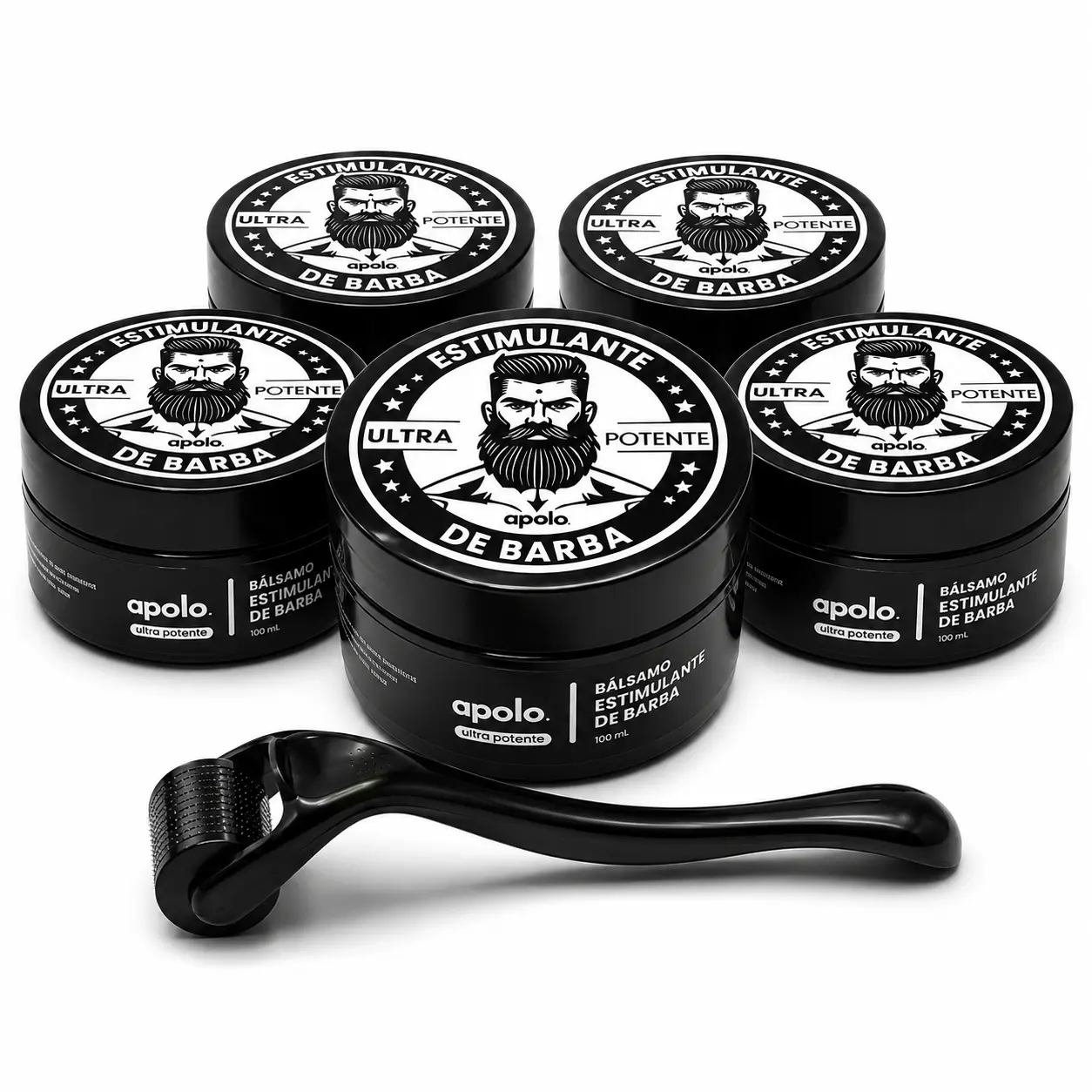 Apolo Ultra Potente Minoxidil Beard Cream - Exclusive Men’s Densifying Blend, Maximum Strength Beard Stimulant, Works On Thin, Gappy Beard Regions, Revitalize Folicles & Fill Sparse Patches, Achieve A Fuller Defined Beard