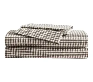 Eddie Bauer Harrison Beige Cotton Percale King Sheet Set