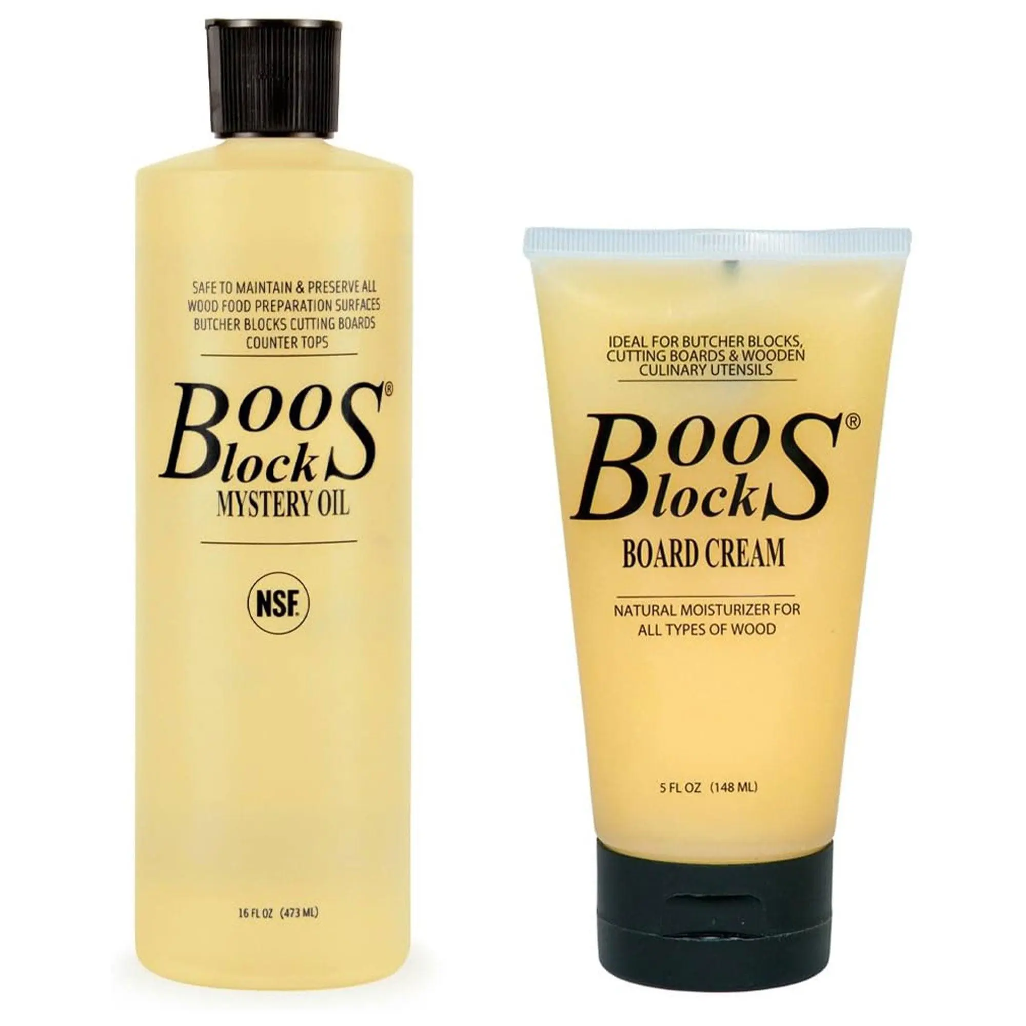 John Boos Mystery Oil and Moisture Cream for Butcher Blocks and Cutting Boards Chopping Kitchen
