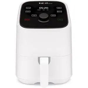 Instant Pot Vortex 2QT Mini Air Fryer,Small Air fryer that Crisps,Reheats, Bakes, Roasts for Quick Easy Meals,Includes over 100 In-App Recipes,is Dishwasher-Safe,from the Makers of Instant Pot, White