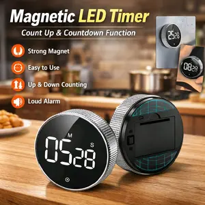 Magnetic Digital Kitchen Timer | Cooking, Study, Shower Countdown Clock