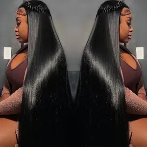 Bling Hair Straight 13x6 Hd Lace Front Wigs Human Hair 180 Density 13x4 Transparent Lace Frontal Wigs with Baby Hair Natural Hairline Long Straight for Black Women Natural Color #Summervibes