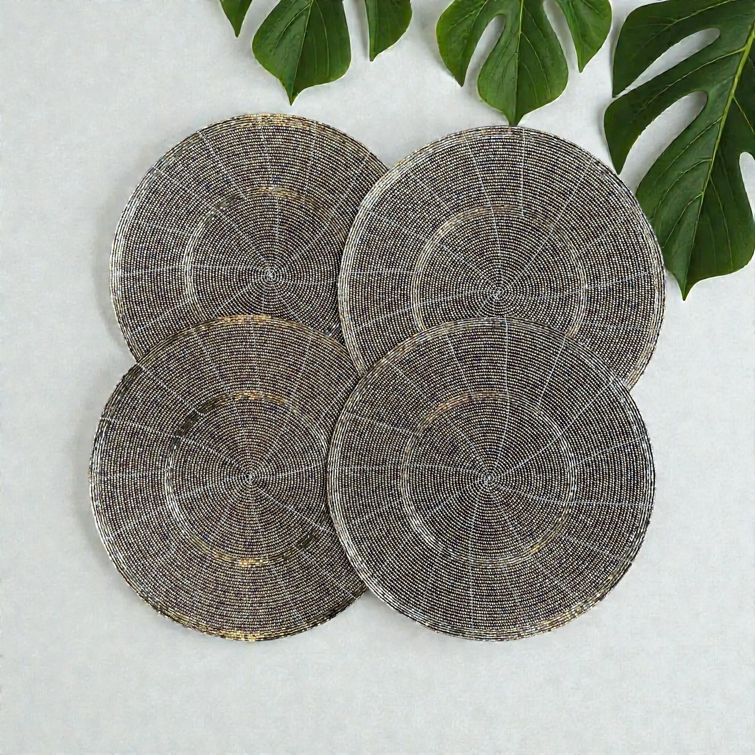 Bronze Beaded Placemats