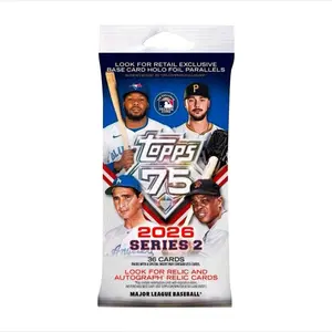 2026 Topps Series 2 MLB Baseball Value Pack (36 Cards) Factory Sealed
