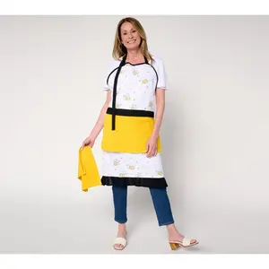 Temp-tations Special Edition Apron with 2 Dish Towels