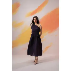 Smock Midaxi Dress Womenswear Sleeveless