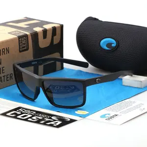 Costa Del Mar Polarized Sunglasses UV400 – Matte Black Frame & Matte Black Polarized Lens – Full Set Included