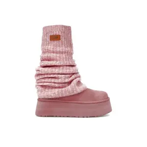 UGG Women's Classic Mini Dipper Legwarmer Boot Pink Dawn, from StockX