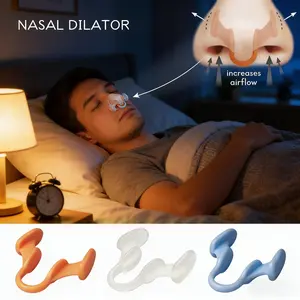 Silicone Anti-Snoring Nose Clip, Large Capacity Pack, Unisex Sleep Nasal Expander, Comfortable Breath Aid Tool, 4/10 Pieces Per Package