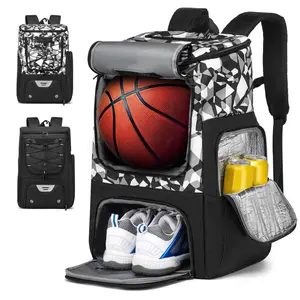 Sports Training  Basketball Soccer & Shoes Compartments Gym Backpack