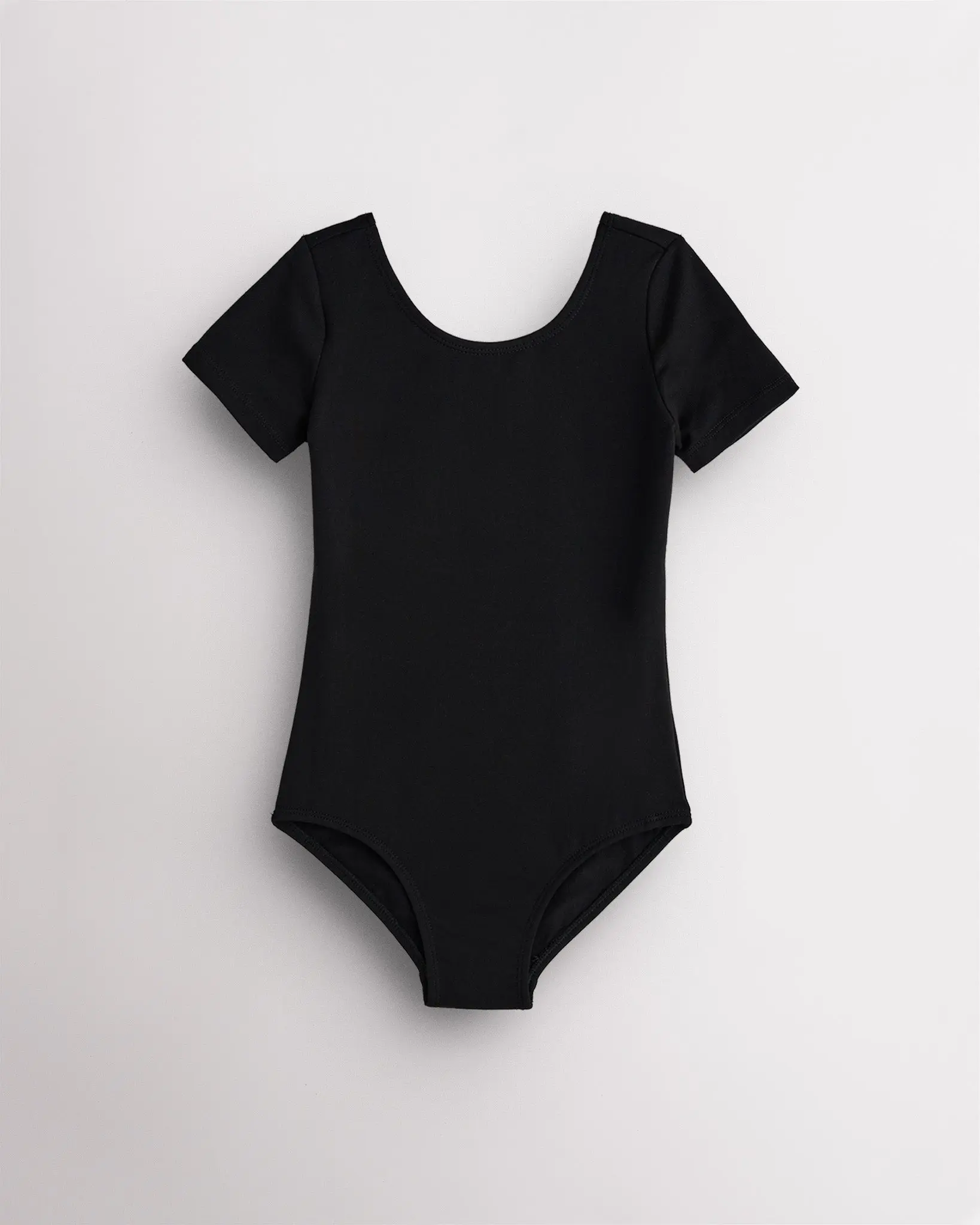 Girls Performance Short-Sleeve Leotard