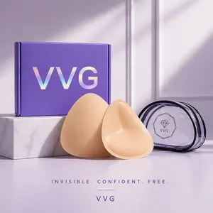 The Ultimate Backless Hack: VVG Double Sided Sticky Pads for Maximum Hold & Lift, Summer Gift Ultra-Thin Seamless Invisible Push-up Bra | No-Show & Reusable,Skin-Friendly Matte | Sweat-Proof & Invisible Strapless Dresses Bikinis Womenswear