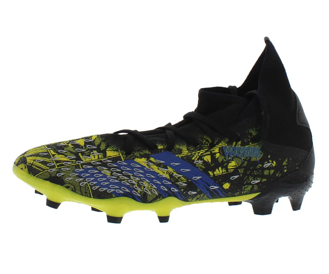 Adidas Men's Predator Freak .3 Firm Ground Soccer Cleats, Textured Upper Sports Footwear for High-Performance Play, Football Cleats