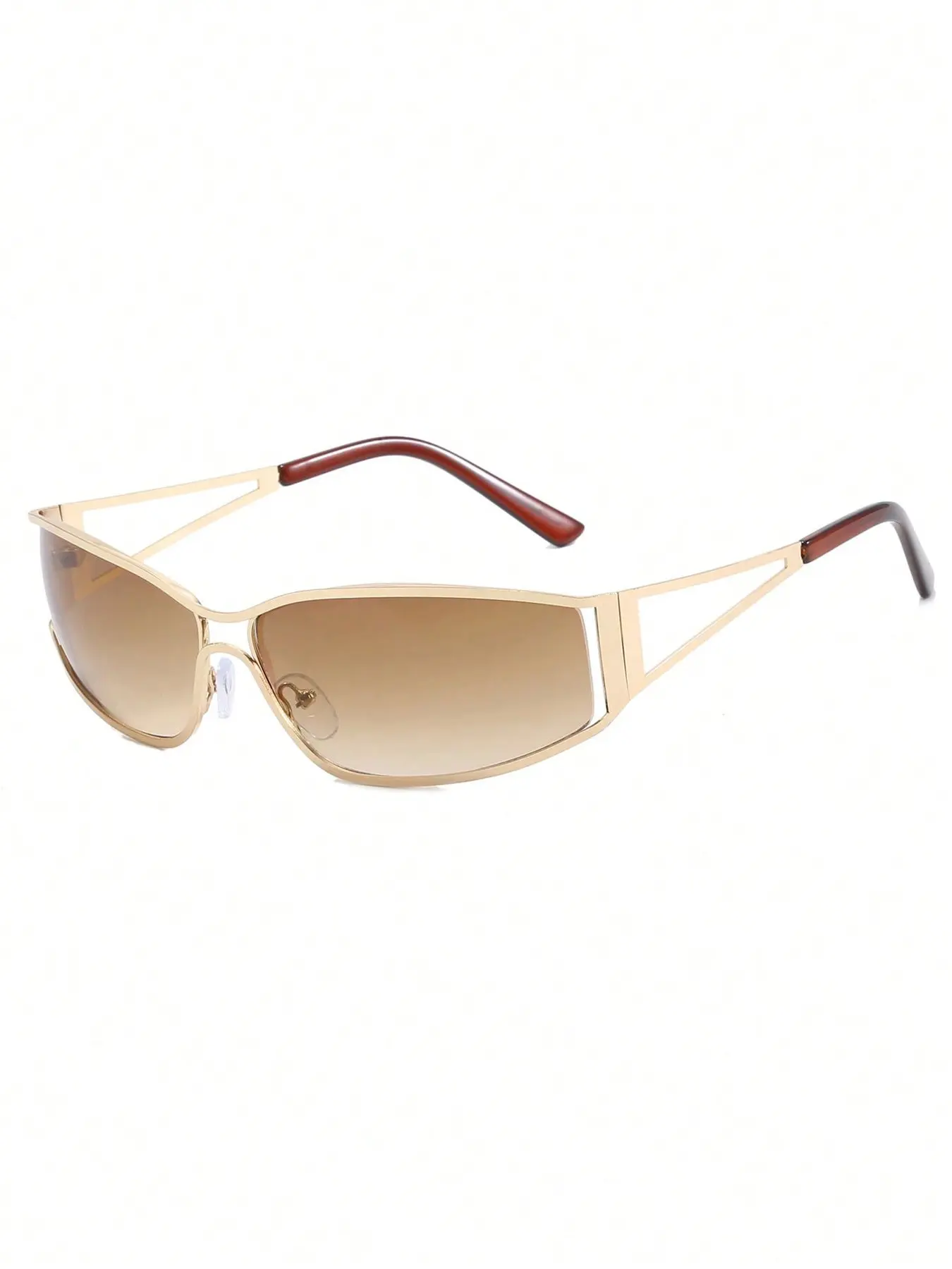 Y2K Hollow Out Sunglasses, Retro Style Fashion Eyewear, Unique Street Photography Shades, Trendy Square Sunglasses, Women's Glasses, Trendy Accessory, Vintage Square Sunglasses