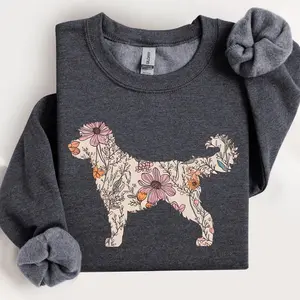 Golden Doodle Sweatshirt, Cottagecore Golden Doodle Tshirt, Golden Doodle Gifts, Gift for Dog Mom
