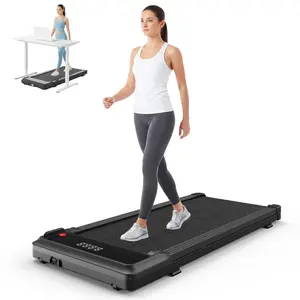 Compact Armless Treadmill, Quiet Under Desk Walking Pad, 200 Lbs Capacity 3 in 1 Portable Walking Treadmill, Space Saving Design for Home & Office