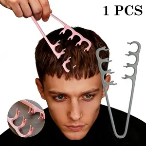 Fluffy Styling Textured Comb Anti-Tangle Detangling Brush Dense Teeth Hair Styling Tool for Hair Part Bangs
