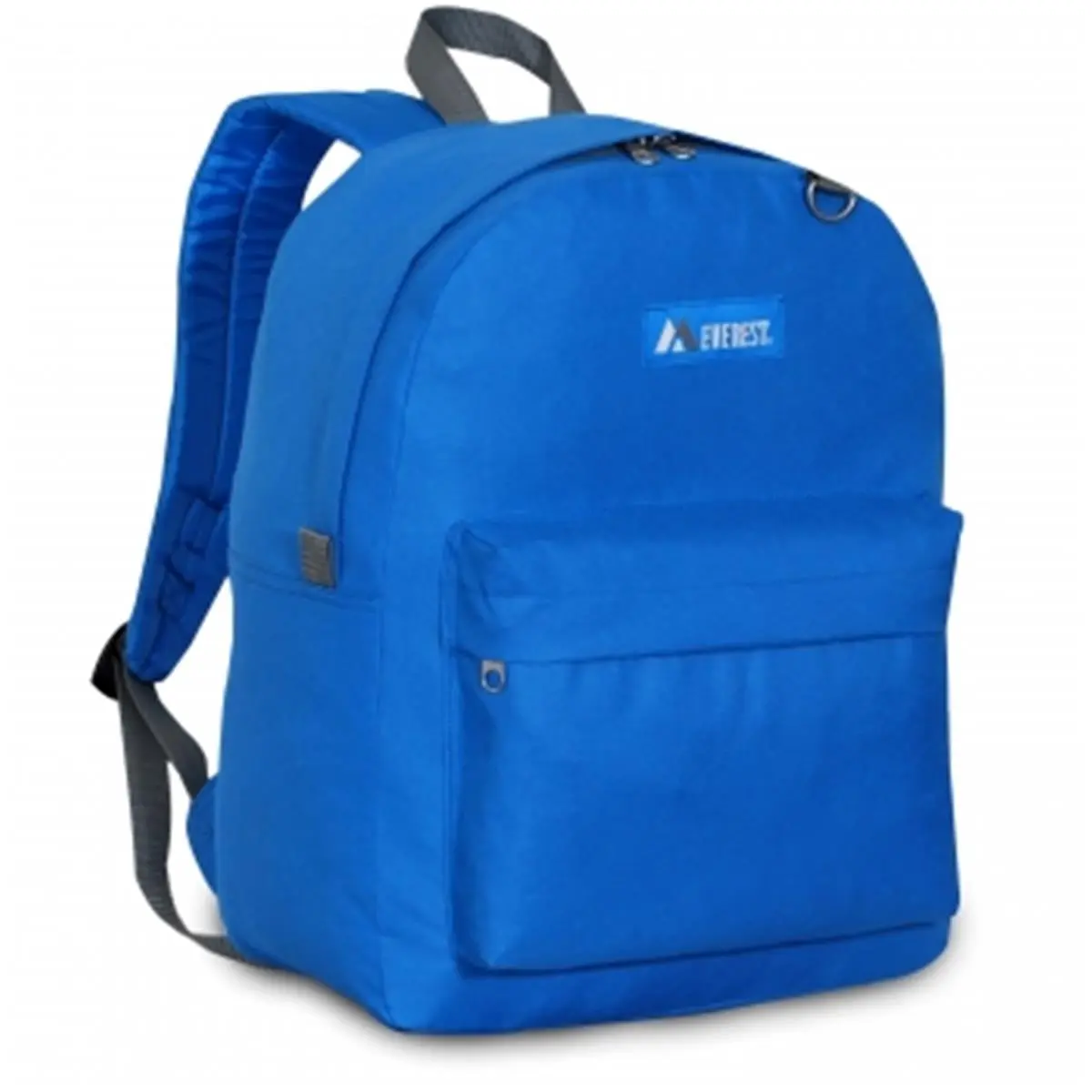 Everest Classic Unisex Polyester Backpack, Spacious 22L Bag for Daily Use with Easy Access Front Pocket - Royal Blue