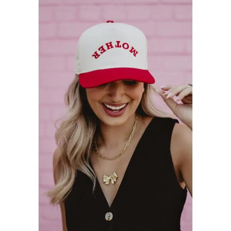 MOTHER Upside Down Two-Toned Vintage Hat