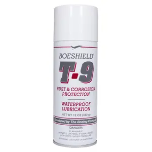 Boeshield T-9 Rust & Corrosion Protection/Inhibitor and Waterproof Lubrication, 12 oz.