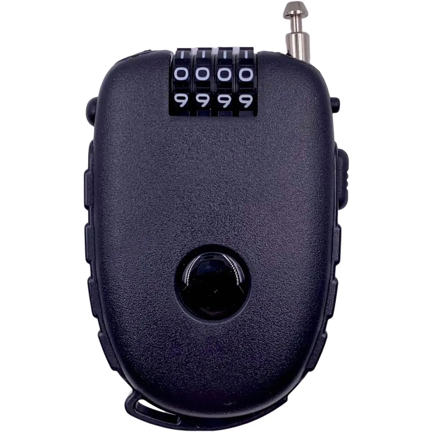 Ultra-Secure 4-digit Combination Lock with 3 Feet Retractable Cable for Bike, Ski, Snowboard and Stroller
