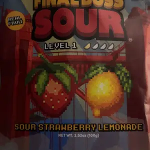 Final Boss Sour - Level 1 Strawberry Lemonade (1 or 4 Pack)