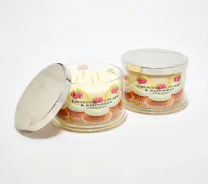 HomeWorx by Slatkin + Co. S/2 18oz Limoncello Raspberry