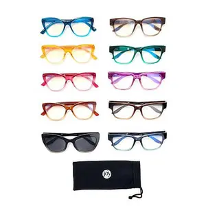 Joy Mangano Joy 12-pc Readers Style Collection Biggest Set Ever w/Desktop Holder
