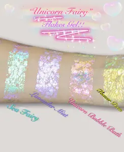 *UNICORN FAIRY* GEL FLAKES!