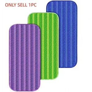 Reusable Microfiber Mop Pad for Swiffer Wet Jet, 12-Inch Dry/wet Mop Replacement, Easy Install, Durable Floor Cleaning Supplies