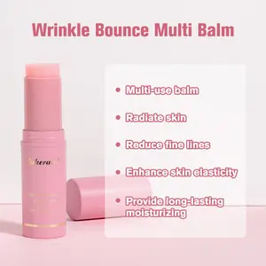 Pink Collagen Volume Multi , Helping Look of Fine Lines, All In One  Stick for Youthful-Looking, Anti-Aging  For Under-Eyes, Neck, Forehead, Smile Lines, Lip Daily Mother's Day gift