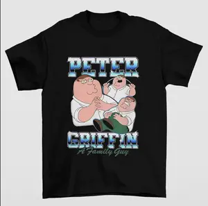 Peter Griffin T-Shirt Family Guy Cartoon Featuring Iconic Comedy Moment