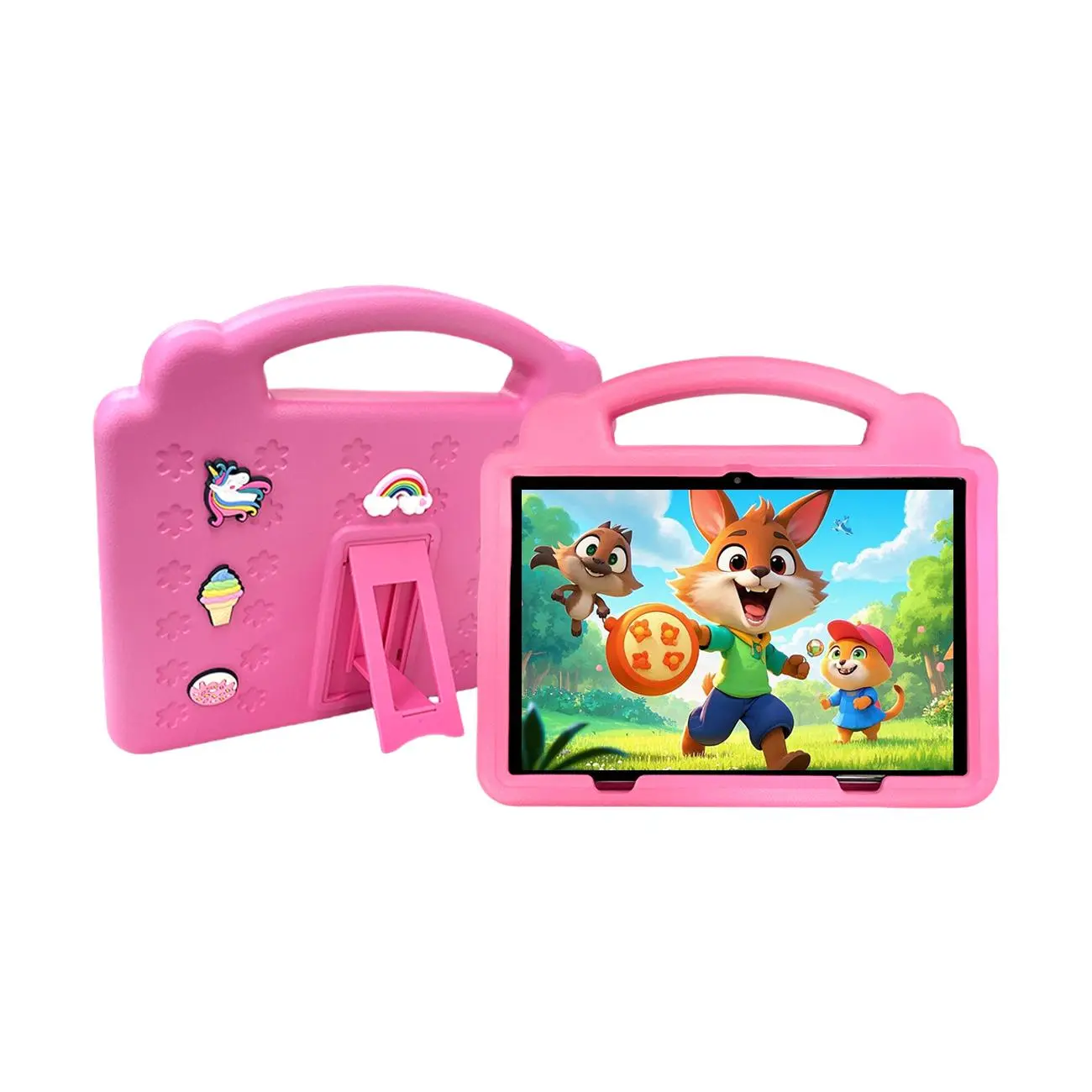 10.1 Inch Android Tablet, Touchscreen Tablet, 1 Count Rechargeable Learning Tablet with Parental Control, Educational & Entertainment Kid Tablet with Shockproof Case for Boys & Girls, Protection