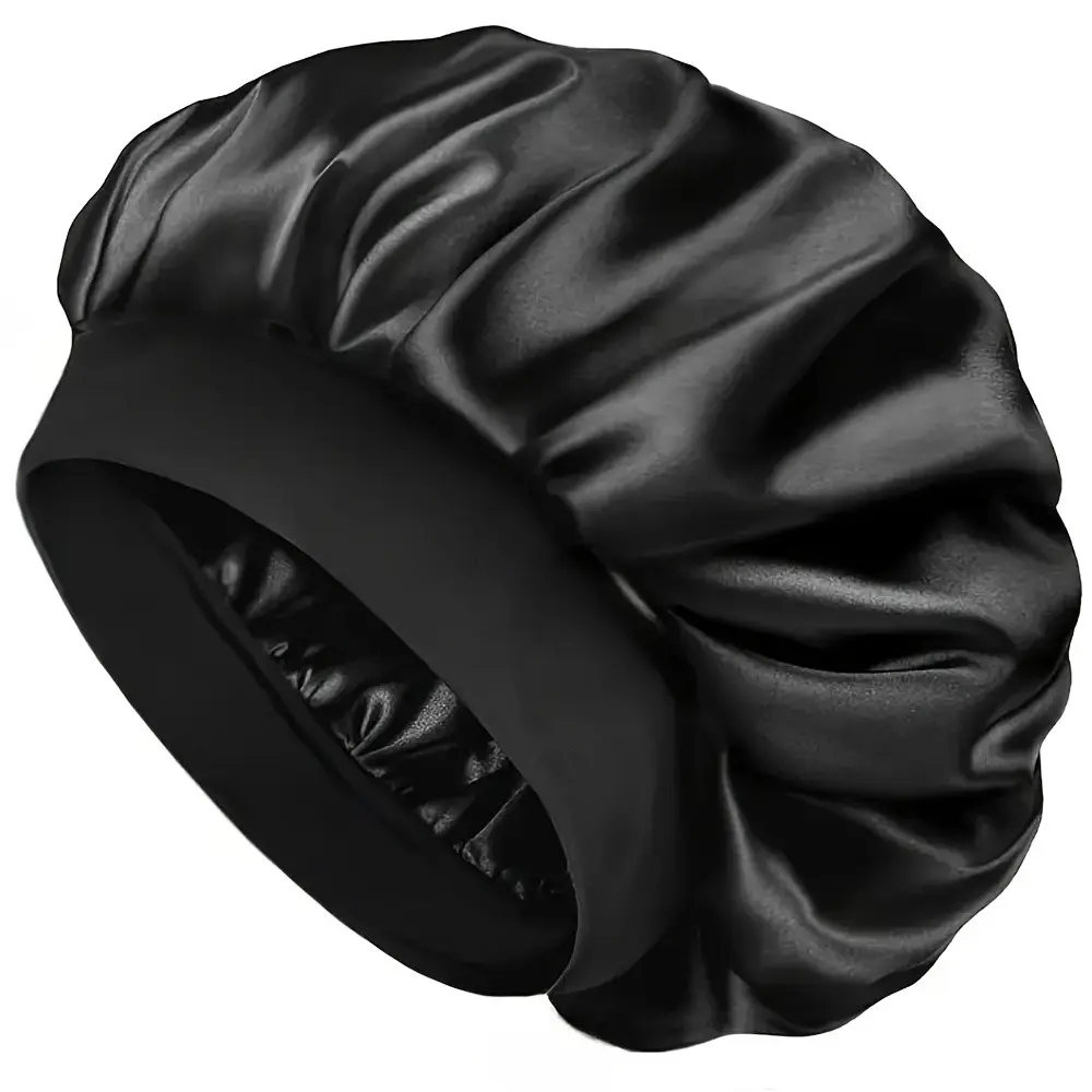 1 piece, high-quality sleep cap: Heatless Hair Bonnet, Sleeping Bonnet, unisex silk hair wrap headband, suitable for curly, long and short hair, outdoor casual headwear Haircare