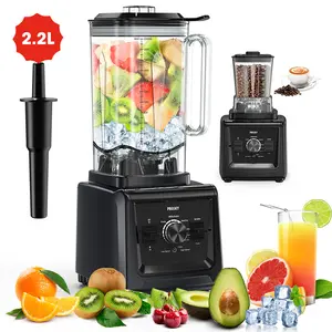 PRASKY Blenders for Kitchen, 75Oz Large Capacity Professional Blender & Grinder Combo - 2-in-1 Powerful Dual-Container Kitchen & Household Appliance, BPA-Free for Smoothies, Ice Crush, Frozen Drinks Home Multifunction Juicer