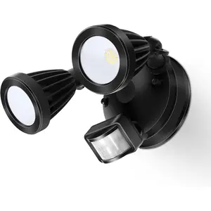 Flood Light Outdoor, 3000LM Outdoor Motion Sensor Lights, 5000K, IP65  LED  Light for Garden, Garage, Porch (Black)