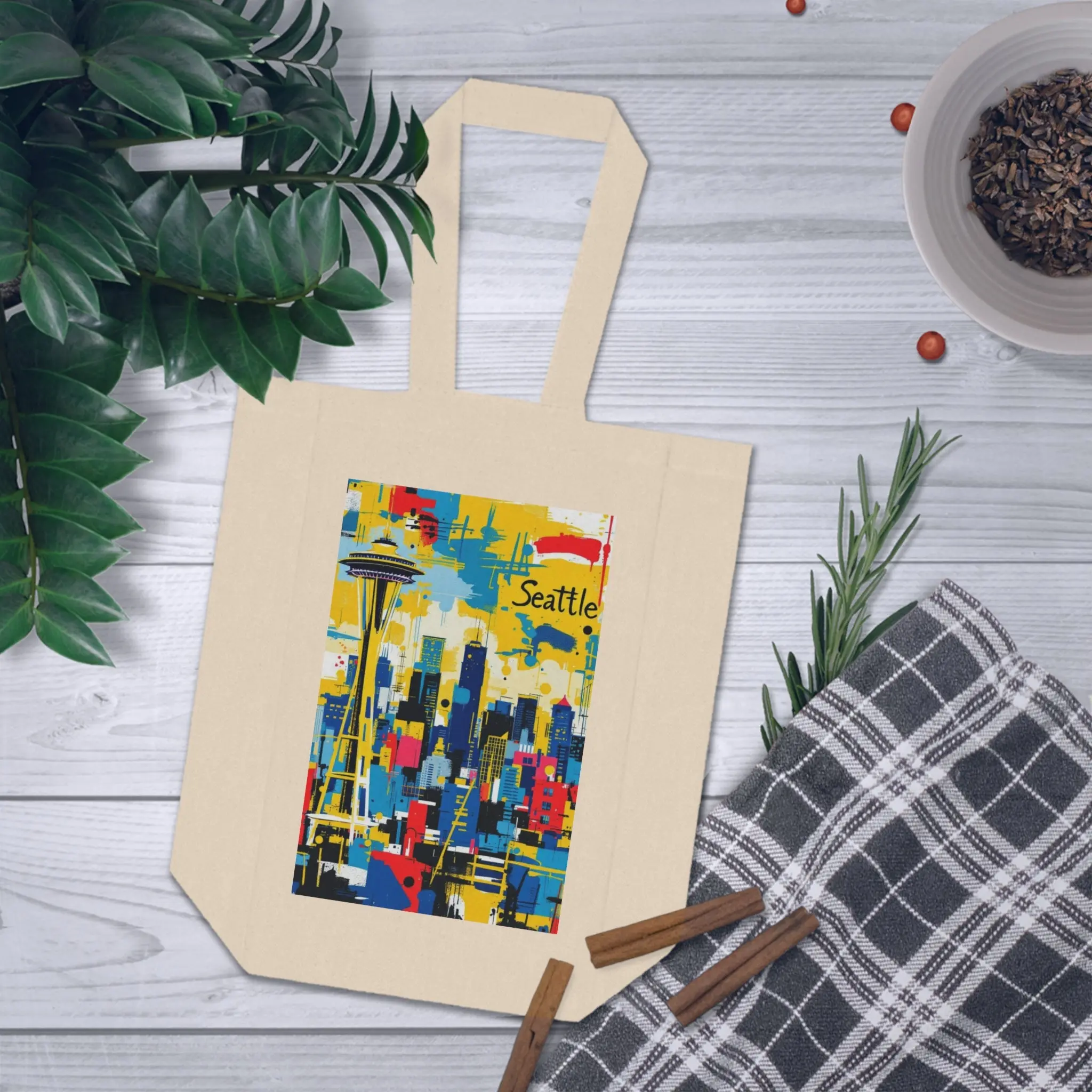 I.O.V-Seattle Double Wine Tote Bag