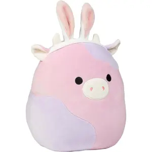 Squishmallows Original 10-Inch Patty The Christmas Cow- Official Jazwares Farm Animal Plush- Collectible Soft & Squishy Cow Stuffed Animal Toy- Add to Your Squad- Holiday Gift for Kids, Girls & Boys