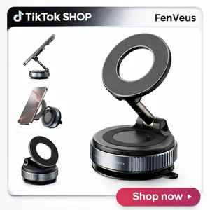 Phone Holder 360° for Any Use MagSafe Compatible with All Phones Ultra Strong Grip for Desktop Tripod Car Dashboard Portable Design