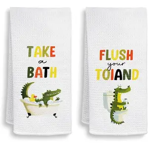 Funny   Hand Towels,  Gifts Decorative Bathroom Towels,  Hand Towel for Boys   Bathroom Decor, 16x24 Inches Set of 2