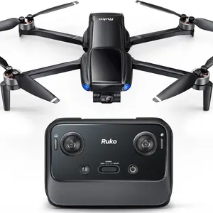 Ruko U11MINI 4K, Pocket Drones with Camera for Adults 4K Video 8K Photo, Under 249g, 3-Axis Gimbal EIS, 96 Min Flight Time, 20000ft FPV Transmission Professional Drone, AI Takeoff/Landing, Auto Return, GPS with Beeper, Beginner Friendly